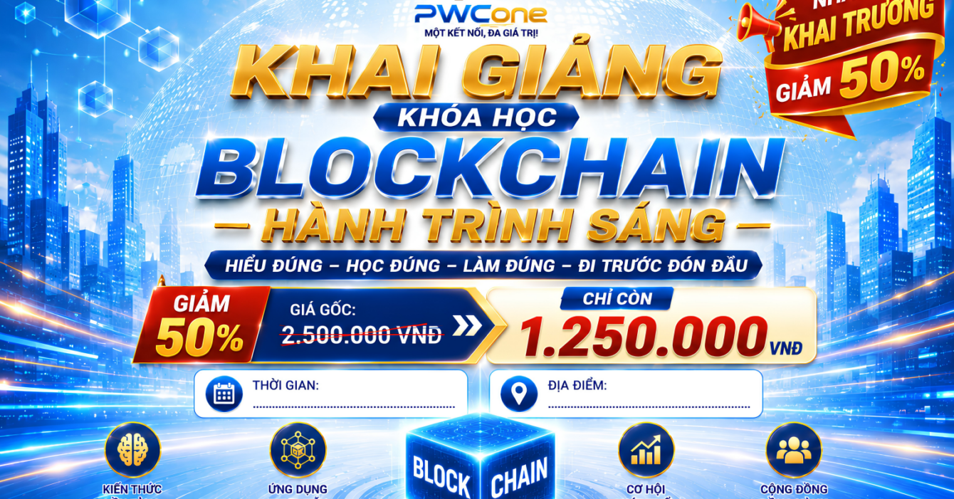 khoá học blockchain hành trình sáng khoác học Blockchain hành trình sáng